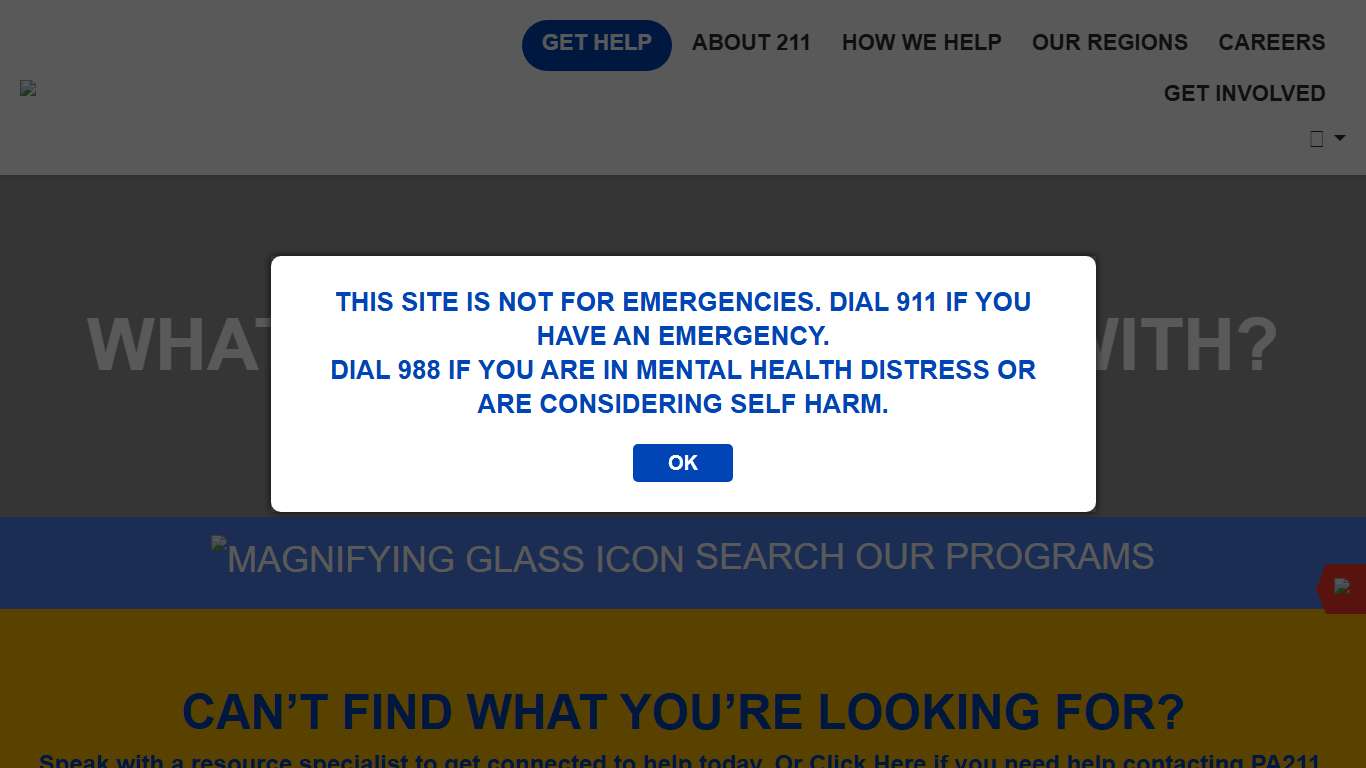 PA 211 - Get Connected. Get Help.